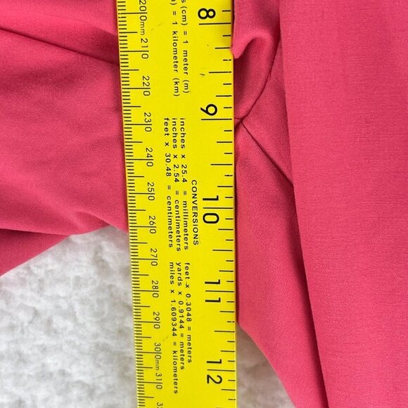 Cartonnier Pink Charlie Ankle Zipper Pants Womens Flat Front Crop Size 8P - Picture 6 of 16